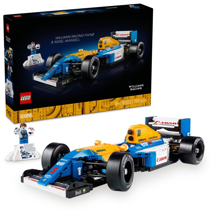LEGO 10353 Icons Williams Racing FW14B i Nigel Mansell