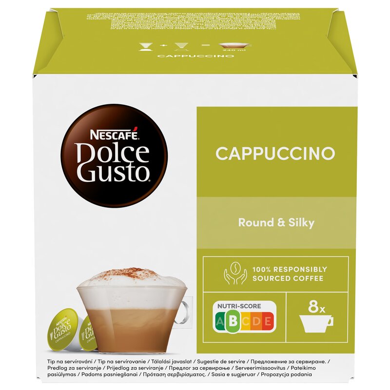 Kapsułki NESCAFE Cappuccino do ekspresu Nescafe Dolce Gusto