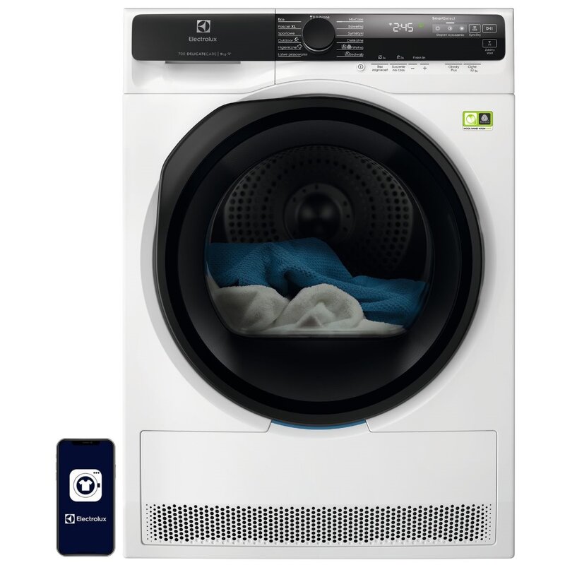 Suszarka ELECTROLUX EW7D597UCP Absolute Care 700 z pompą ciepła