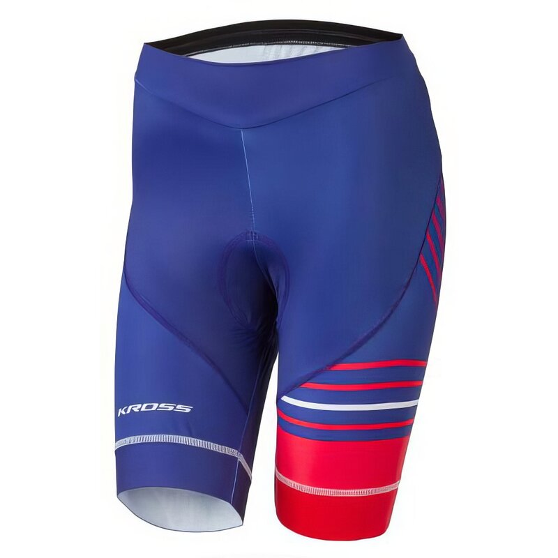 Spodenki rowerowe KROSS Flow Lady (rozmiar XS) Niebiesko-czerwony