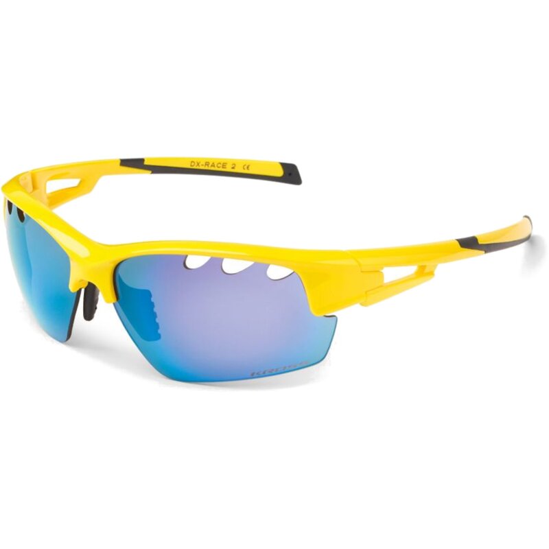 Okulary rowerowe KROSS DX-Race 2 T4COK000013YLBK Zółto-czarny
