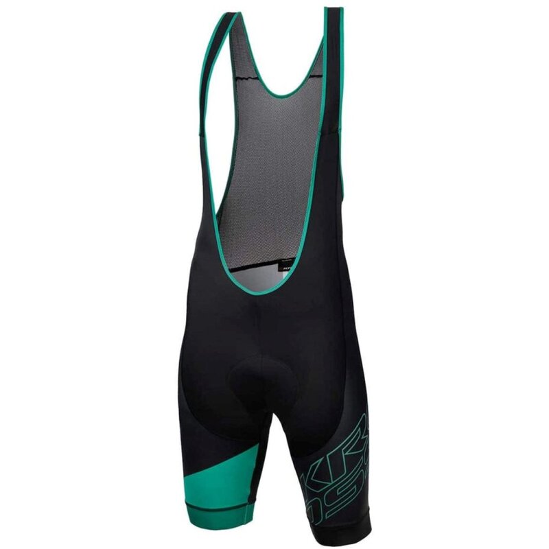 Spodenki rowerowe KROSS Rubble Bib Sho (rozmiar S) Czarno-zielony