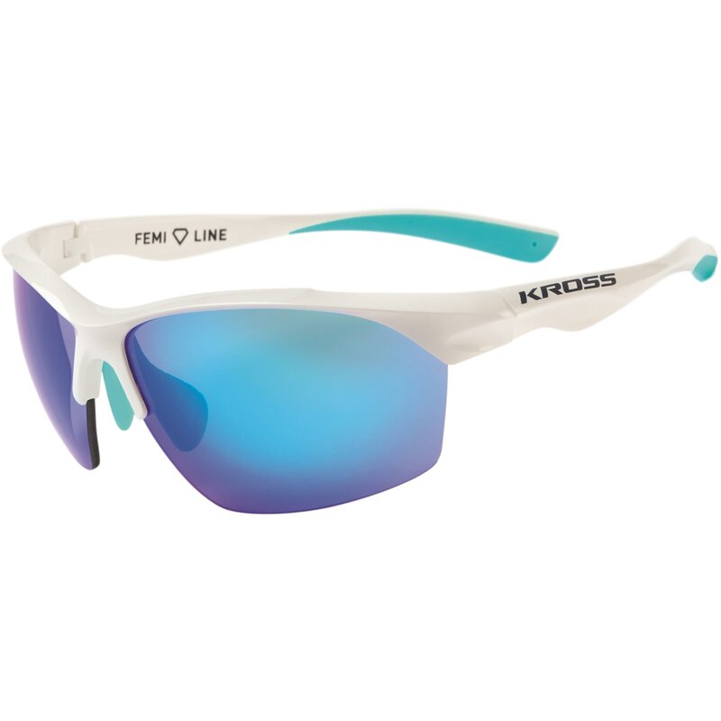 Okulary rowerowe KROSS Pave T4COK000033WHBL Biało-niebieski