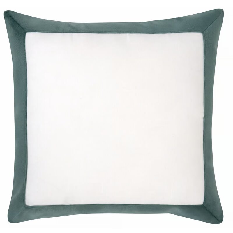 Poszewka MY HOME Pastel Mint 42 x 42 cm Biało-zielony