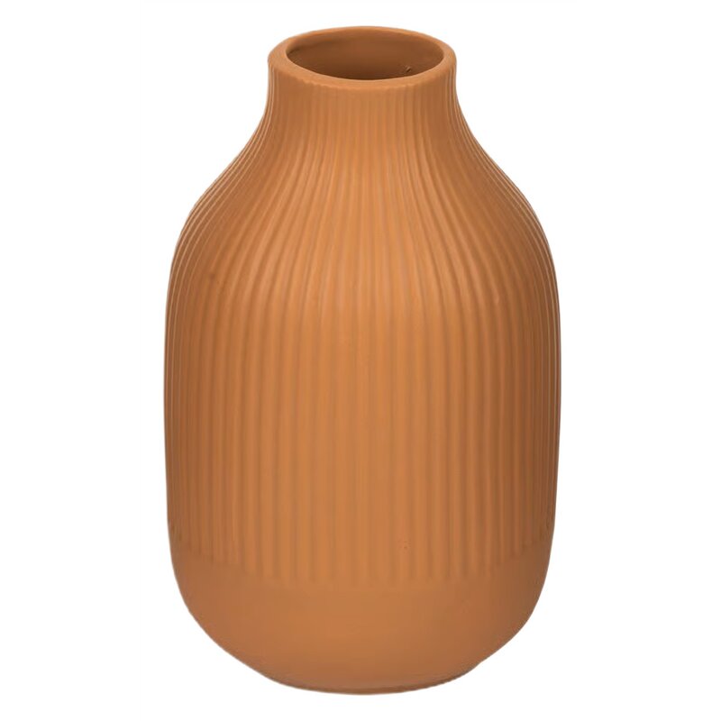 Wazon MY HOME Clay 12.6 x 12.6 x 20 cm Brązowy