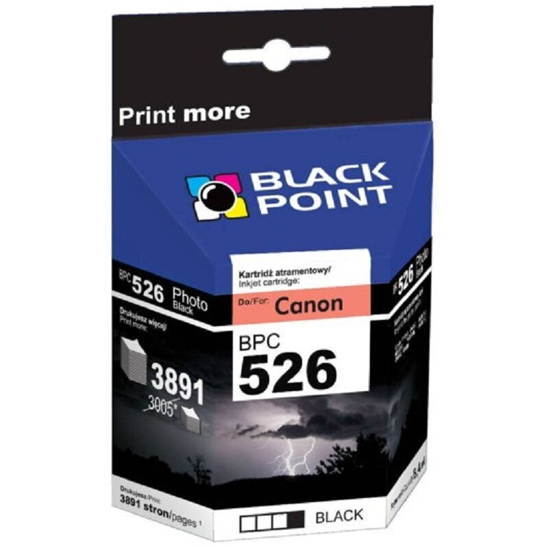 Black Point BPC526BK (zamiennik CLI-526BK) Czarny 8,4 ml