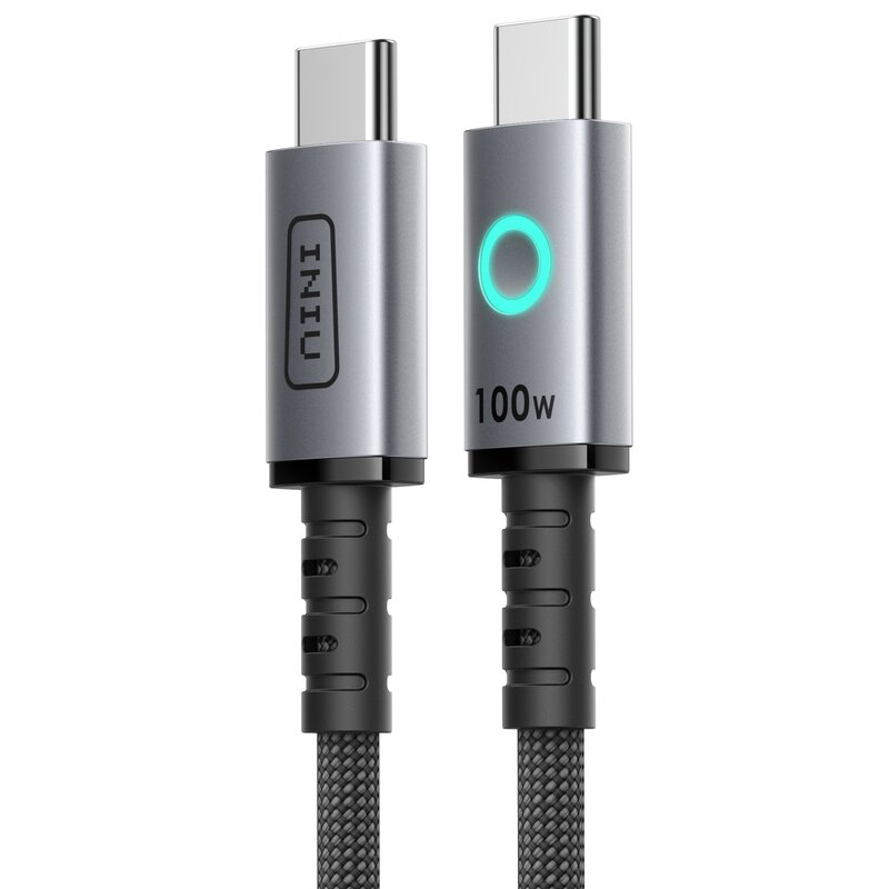 Kabel USB-C - USB-C INIU Leopard 100W 2 m Czarny
