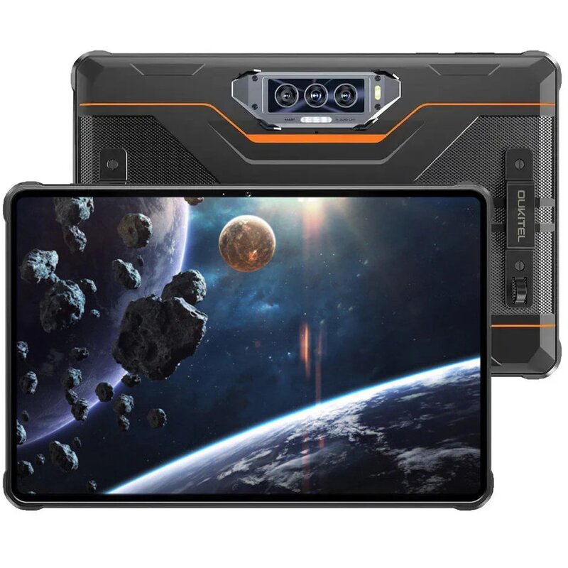 Tablet OUKITEL RT8 11" 6/256 GB LTE Wi-Fi Czarno-pomarańczowy