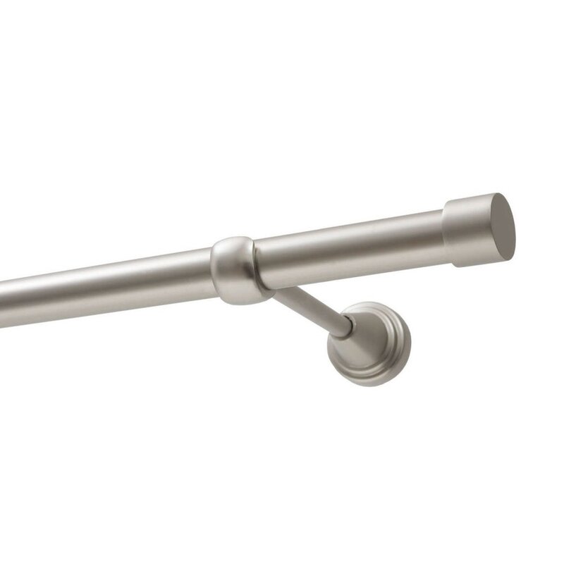 Karnisz DECASTYL pojedynczy Luna 160 cm Chrom Satyna