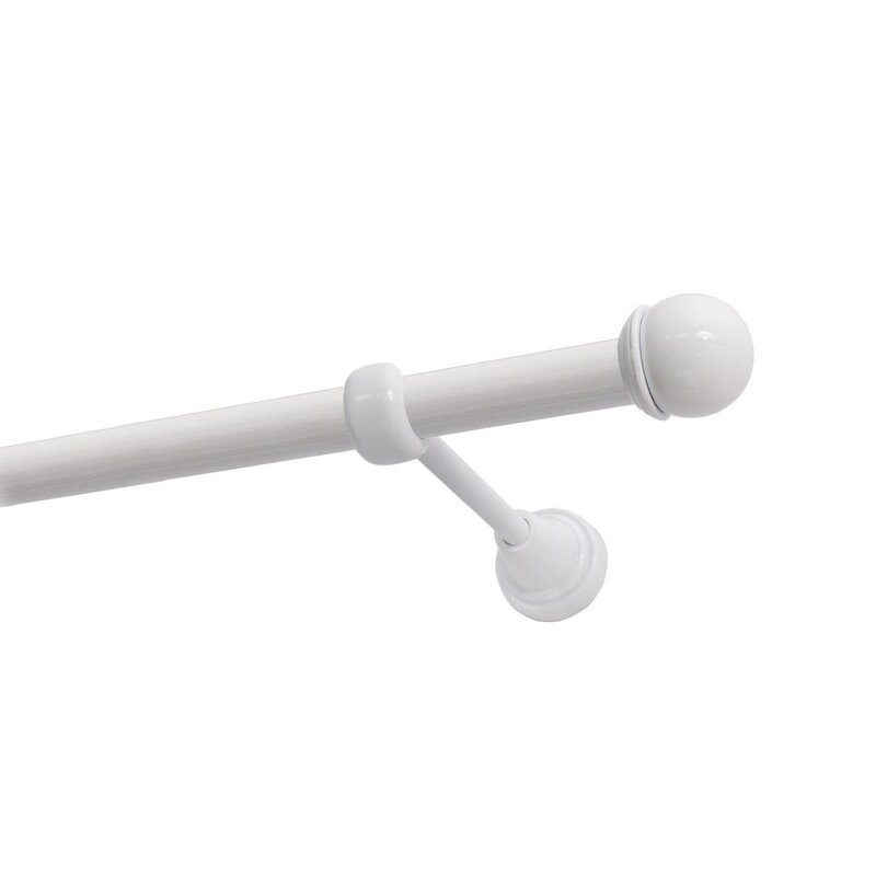 Karnisz DECASTYL Gałka Max pojedynczy 200 cm Biały