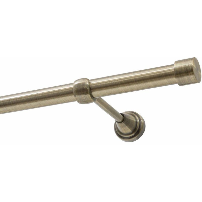 Karnisz DECASTYL Luna pojedynczy 240 cm Mosiądz