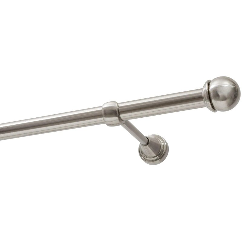 Karnisz DECASTYL Gałka Max pojedynczy 160 cm Stal nierdzewna