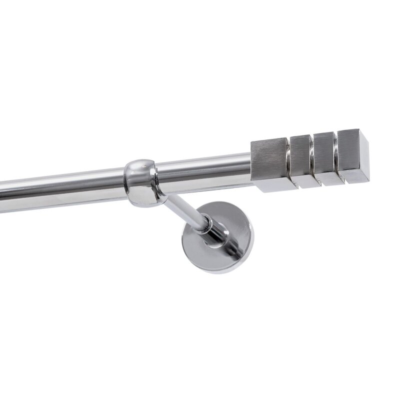 Karnisz DECASTYL Dion pojedynczy FI 19 mm 160 cm Chrom