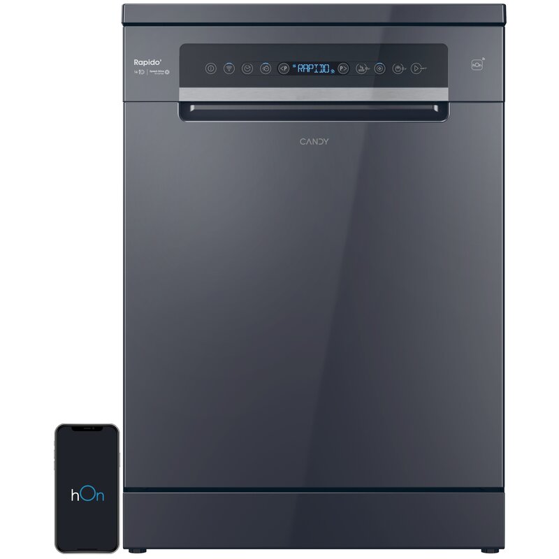 Zmywarka CANDY Rapido CF 6B4S1PA Wash&dry 35', Speed Drive Inverter, Smart Door - automatycznie otwierane drzwi, hOn