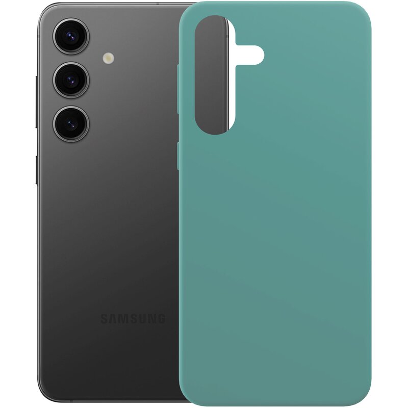 Etui 3MK Silicone Guardx do Samsung Galaxy S25 Zielony