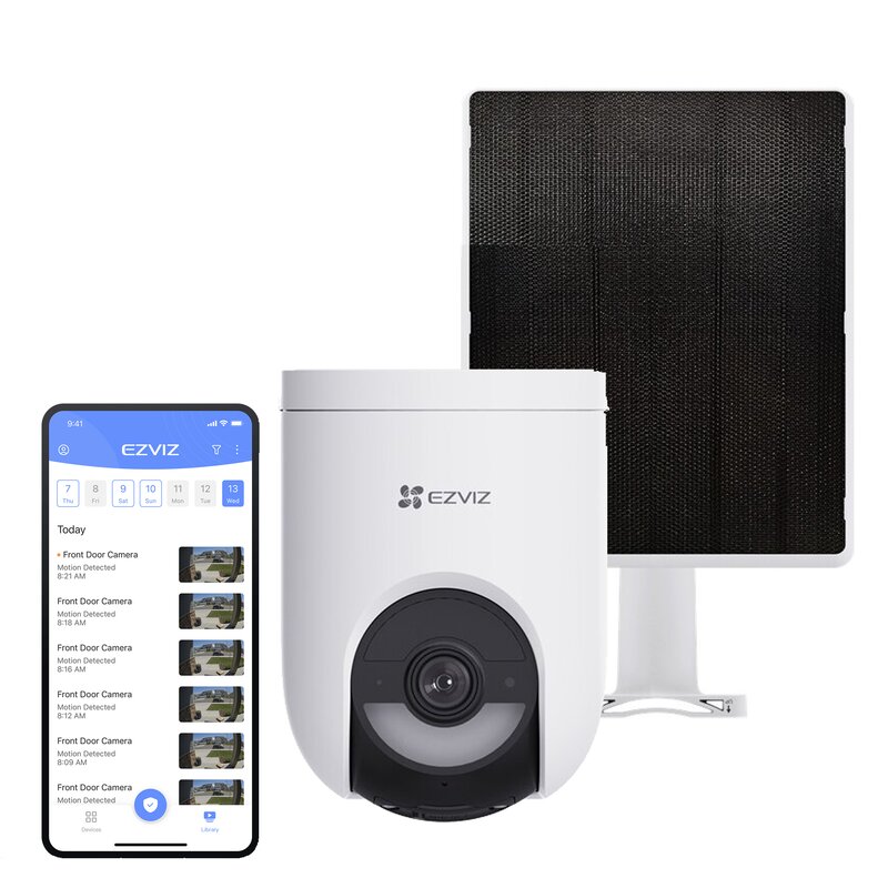Kamera EZVIZ HB8 Lite Zewnętrzna, Wi-Fi, Kamera obrotowa + Panel solarny