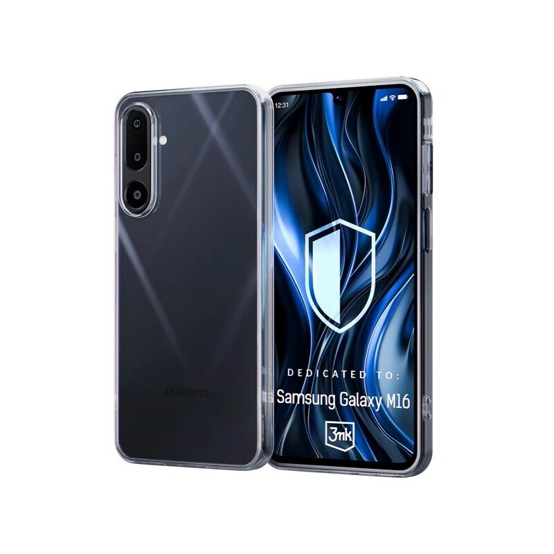 Etui 3MK Clear Case do Samsung Galaxy M16 5G Przezroczysty