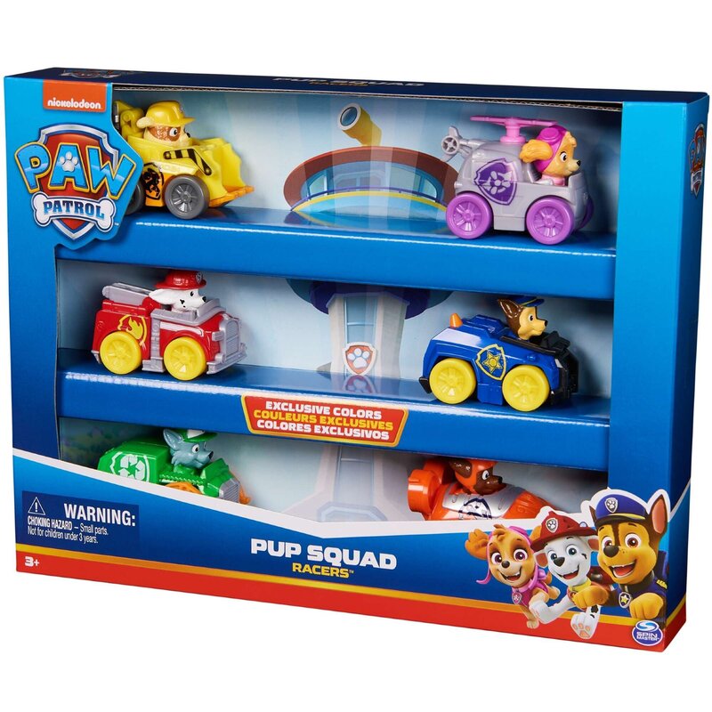 Zestaw pojazdów SPIN MASTER Psi Patrol Pup Squad Racers 6070070 20147031