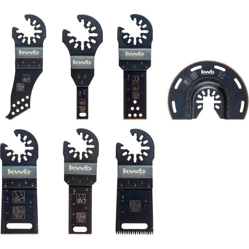 Zestaw brzeszczotów KWB 49708000 (7 szt.)