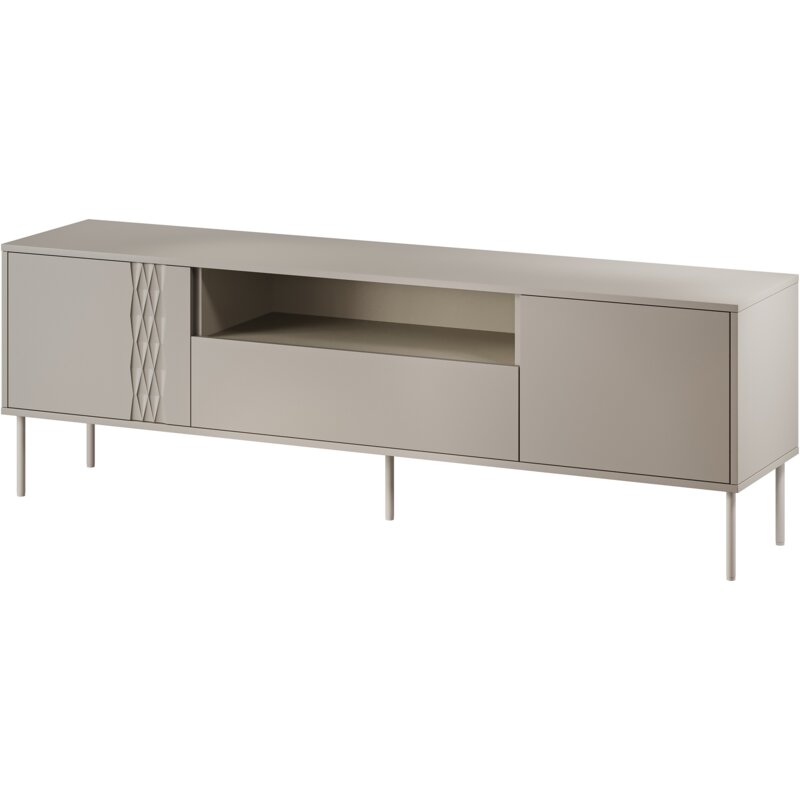 Szafka RTV EF TRESSE 180x40x54,5 kaszmir mat
