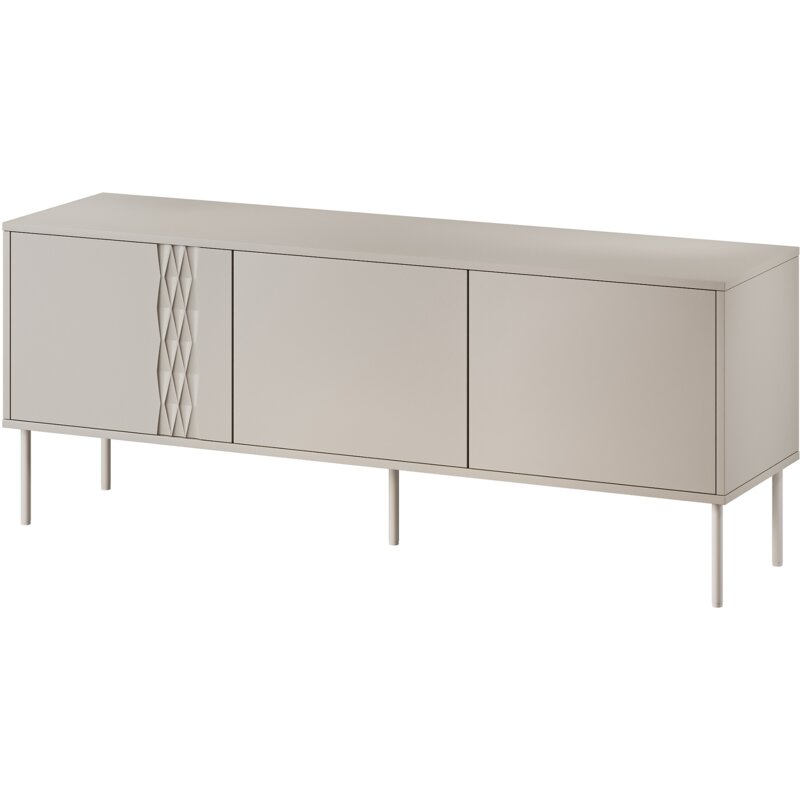 Szafka RTV 3D TRESSE 150x40x55 kaszmir mat