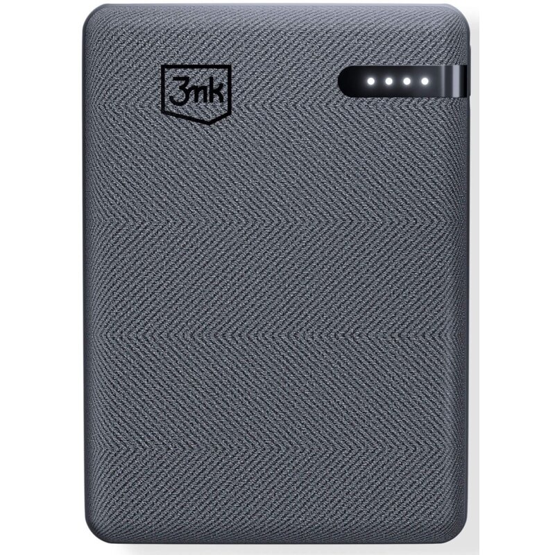 Powerbank 3MK Pocket 5000 mAh 12W Szary