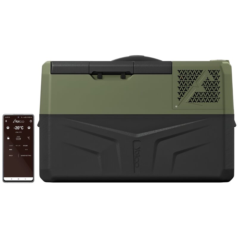 Lodówka kompresorowa YOLCO BCX30 Czarno-zielony