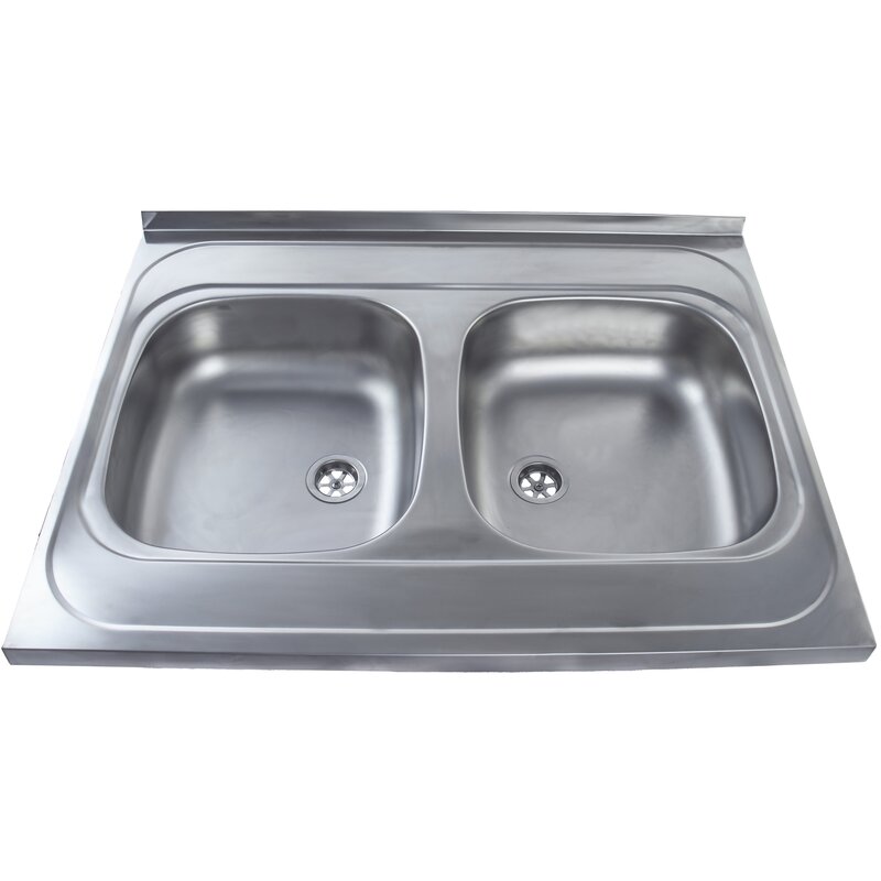 Zlewozmywak dwukomorowy ALVEUS Primal 20 1124501 Satynowy 60x80