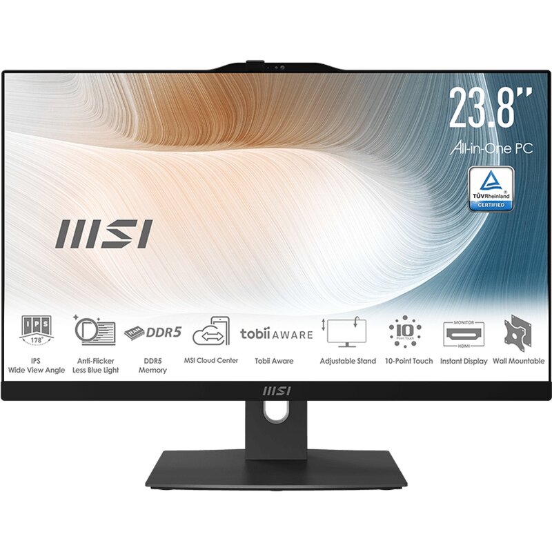Komputer MSI Modern AM242P 1M-1223EU 23.8" IPS Core 5 120U 8GB RAM 512GB SSD Windows 11 Professional