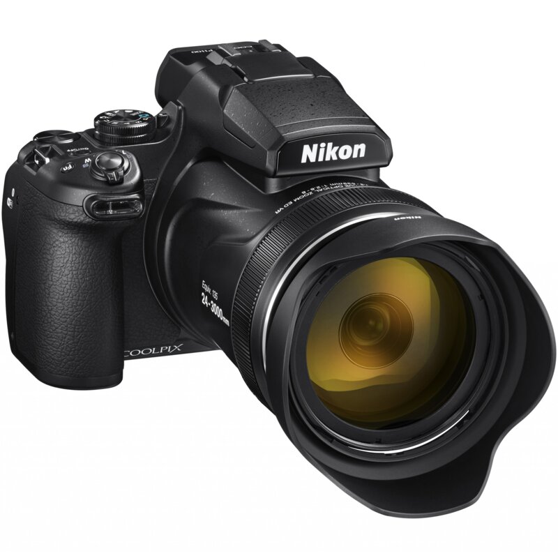 Aparat NIKON Coolpix P1100 Czarny, 16Mpix, 125x zoom optyczny