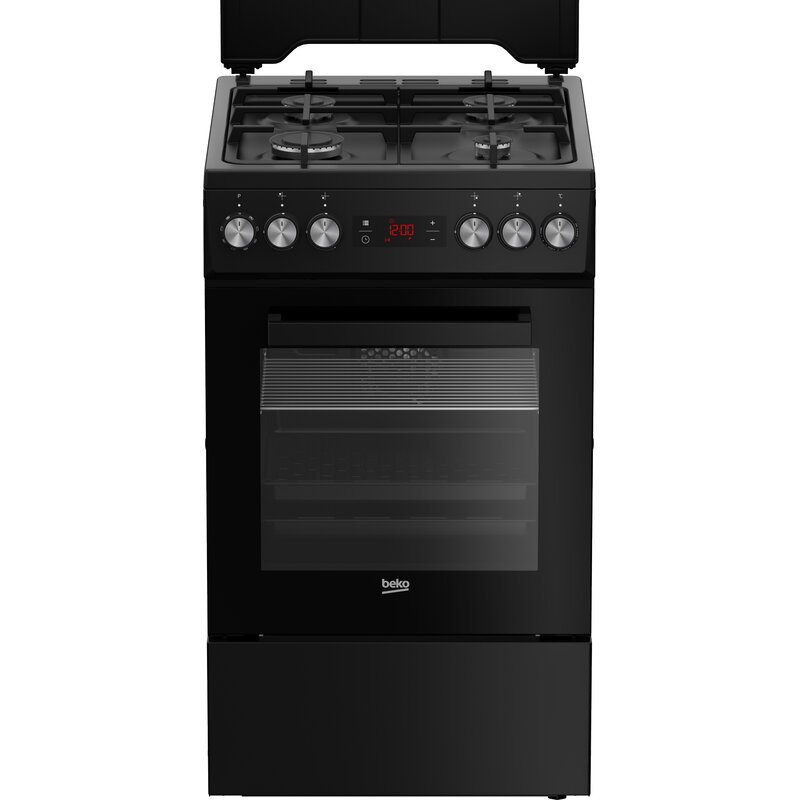 Kuchnia gazowo-elektryczna BEKO FSM52331DBDS Pieczenie 3D Grill Termoobieg 50cm