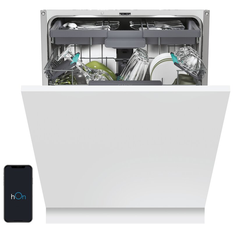 Candy Rapido CNS 4A4S3PSB Maxi Tub PowerWash Tub Light Aqua Stop