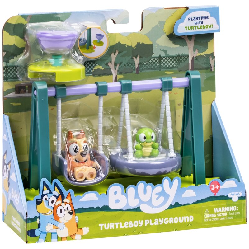 Zestaw figurek BLUEY Żółw i huśtawka BLU17978
