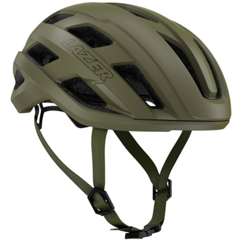 Kask rowerowy LAZER Strada KinetiCore Zielony Szosowy z możliwością zamontowania lampki (rozmiar M)