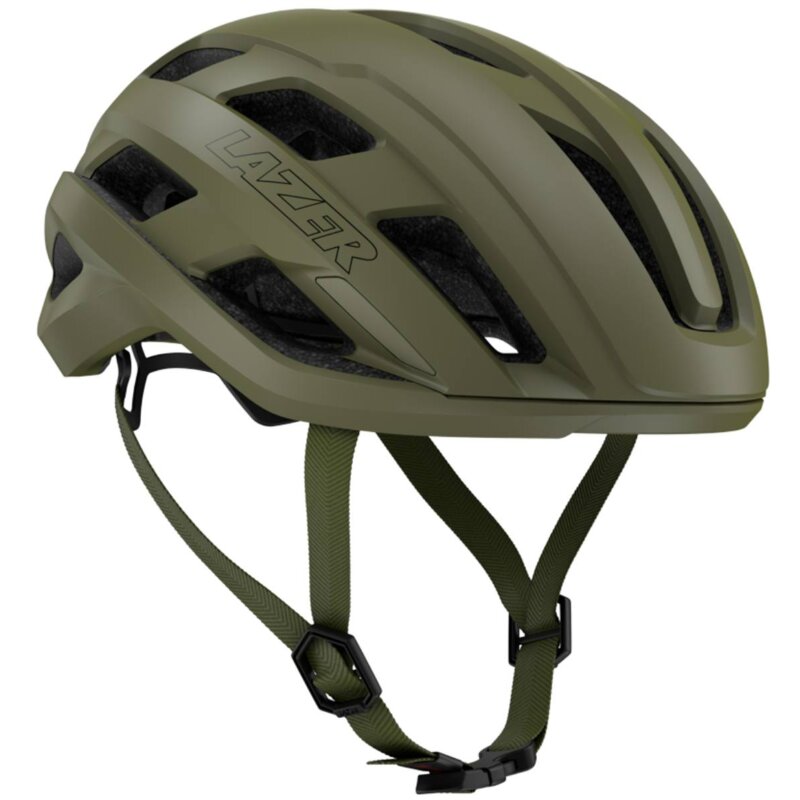 Kask rowerowy LAZER Strada KinetiCore Zielony Szosowy z możliwością zamontowania lampki (rozmiar S)