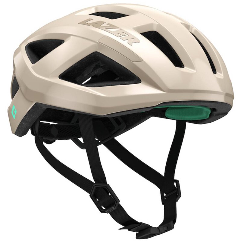 Kask rowerowy LAZER Tonic KinetiCore Beżowy Szosowy z możliwością zamontowania lampki (rozmiar M)