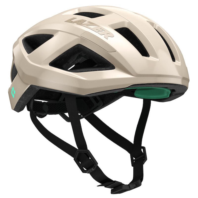 Kask rowerowy LAZER Tonic KinetiCore Beżowy Szosowy z możliwością zamontowania lampki (rozmiar L)