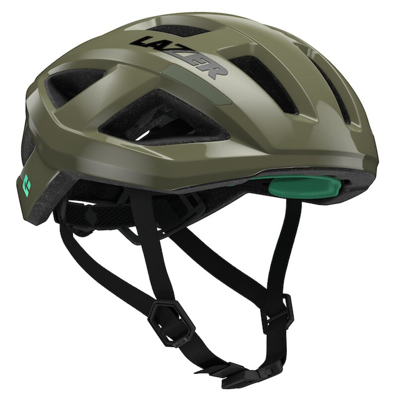 Kask rowerowy LAZER Tonic KinetiCore Zielony Szosowy z możliwością zamontowania lampki (rozmiar M)