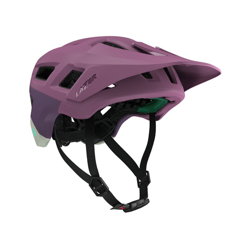 Kask rowerowy LAZER Coyote KinetiCore Fioletowy mat MTB (rozmiar S)