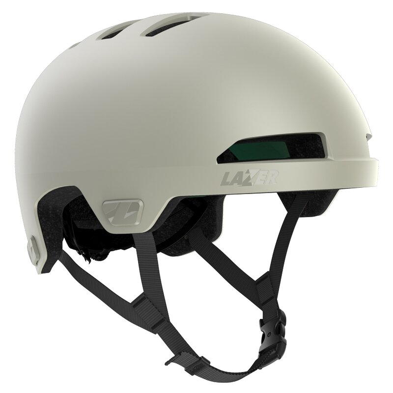 Kask rowerowy LAZER Maze KinetiCore Kremowy Miejski z możliwością zamontowania lampki (rozmiar M/L)
