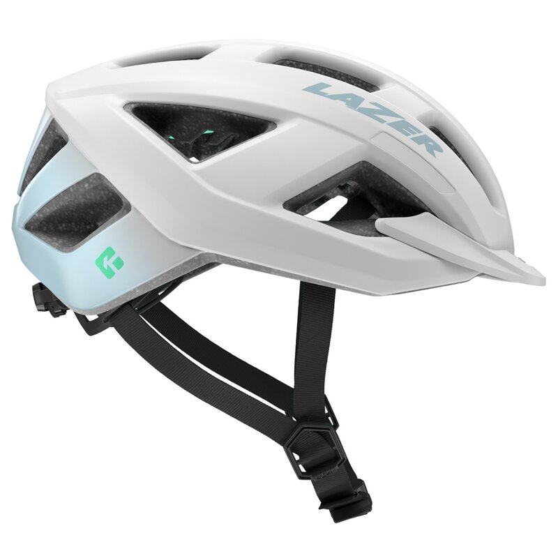 Kask rowerowy LAZER Cerro KinetiCore Biało-miętowy MTB (rozmiar M)