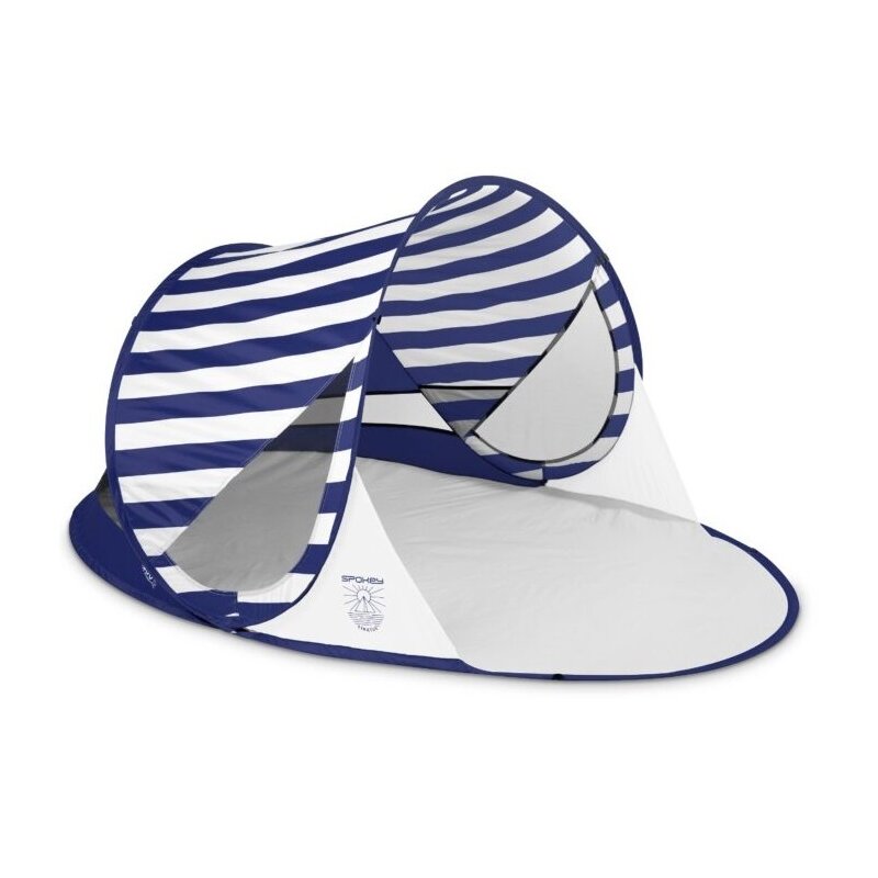 Parawan plażowy SPOKEY Stratus Biało-niebieski