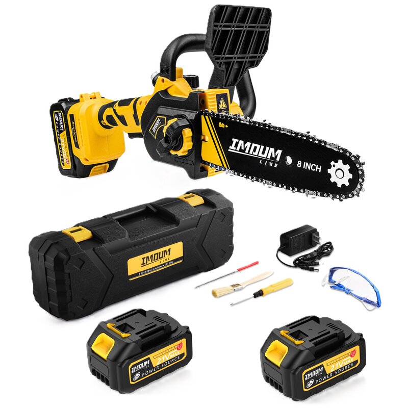 Piła łańcuchowa akumulatorowa IMOUM 21V DLJ08 2X4,0AH