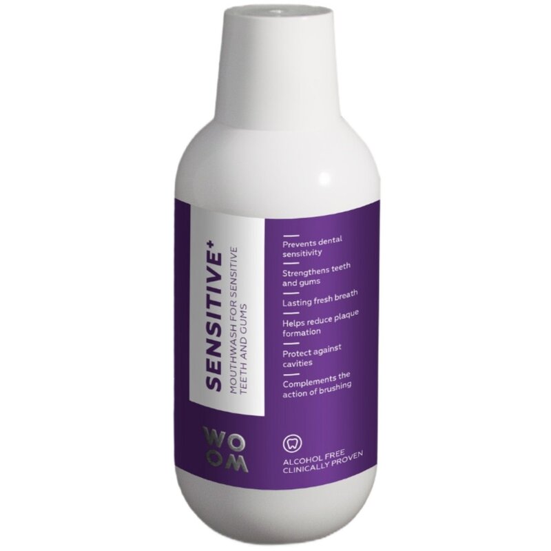 Płyn do płukania jamy ustnej WOOM Sensitive+ 500 ml