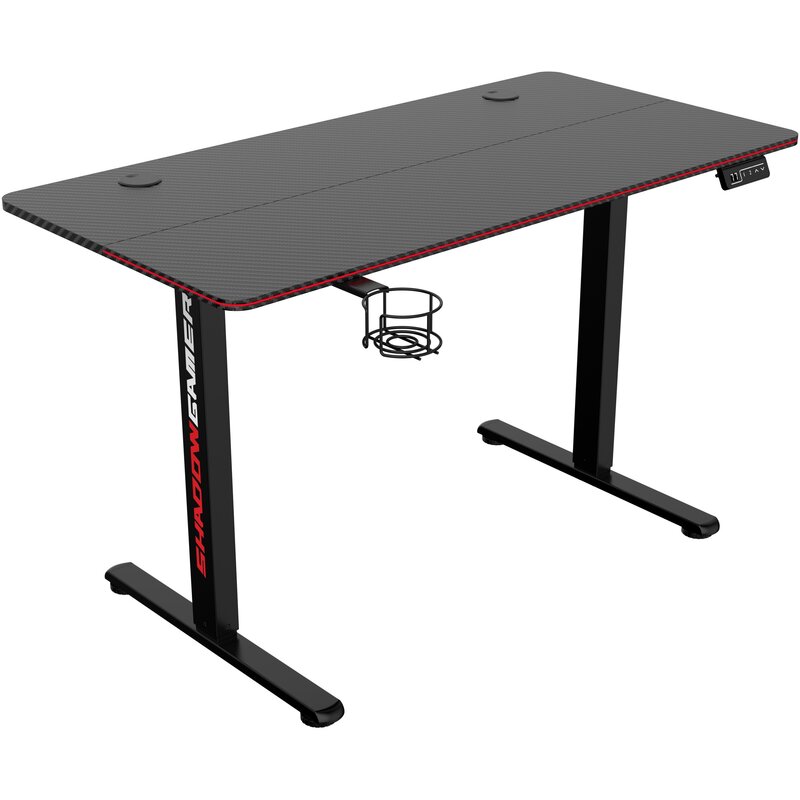 Biurko gamingowe SHADOW GAMER 2.0 LED RGB Czarny