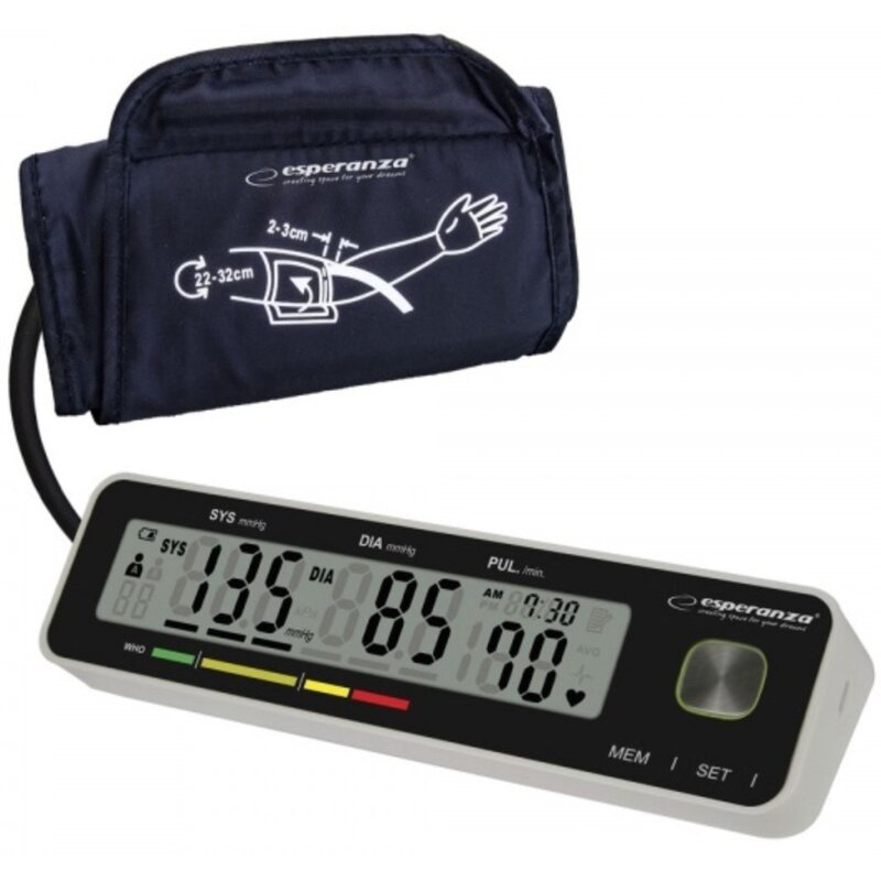 Ciśnieniomierz ESPERANZA Fervor Biało-czarny
