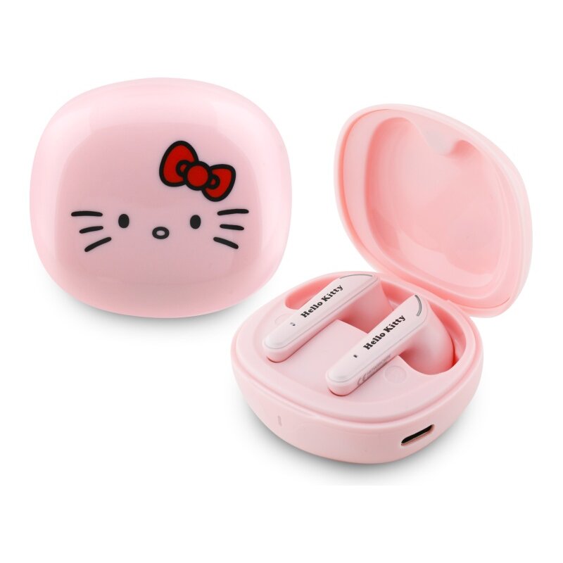 Słuchawki dokanałowe HELLO KITTY O Glossy Finish Różowy