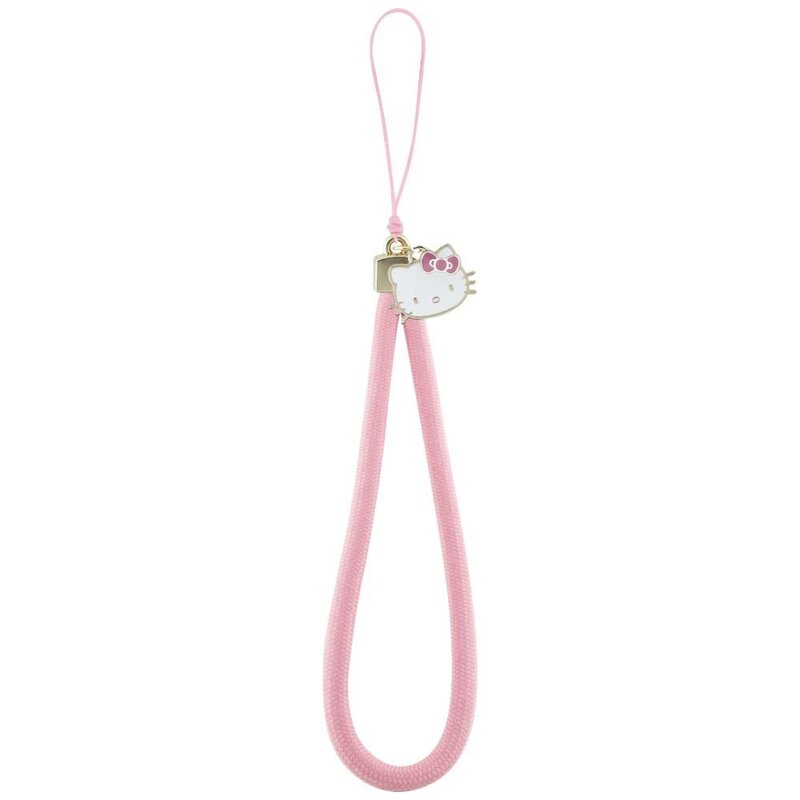 Zawieszka do telefonu HELLO KITTY Nylon Cord Kitty Head Różowy