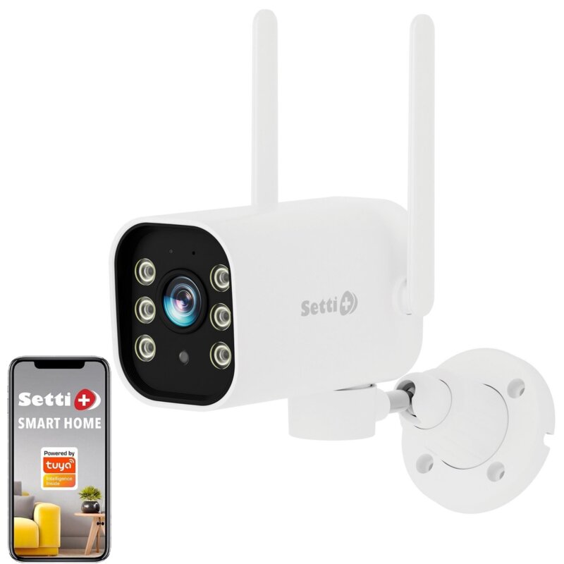 Kamera IP SETTI+ SC952 5MP 3K, Smart Zewnętrzna / Wewnętrzna, Wi-Fi, LAN, Kamera ruchoma