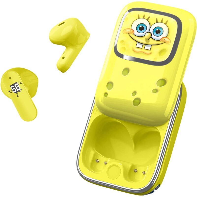 OTL Technologies SpongeBob SquarePants Slide TWS Dla Dzieci Douszne Żółty